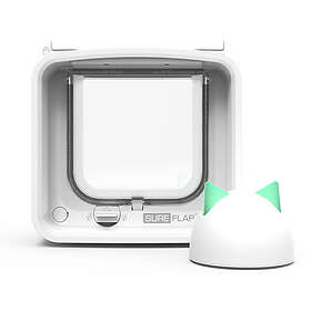 Sureflap Microchip Connect kattlucka Connect kattlucka hub i set - beste Katteluke